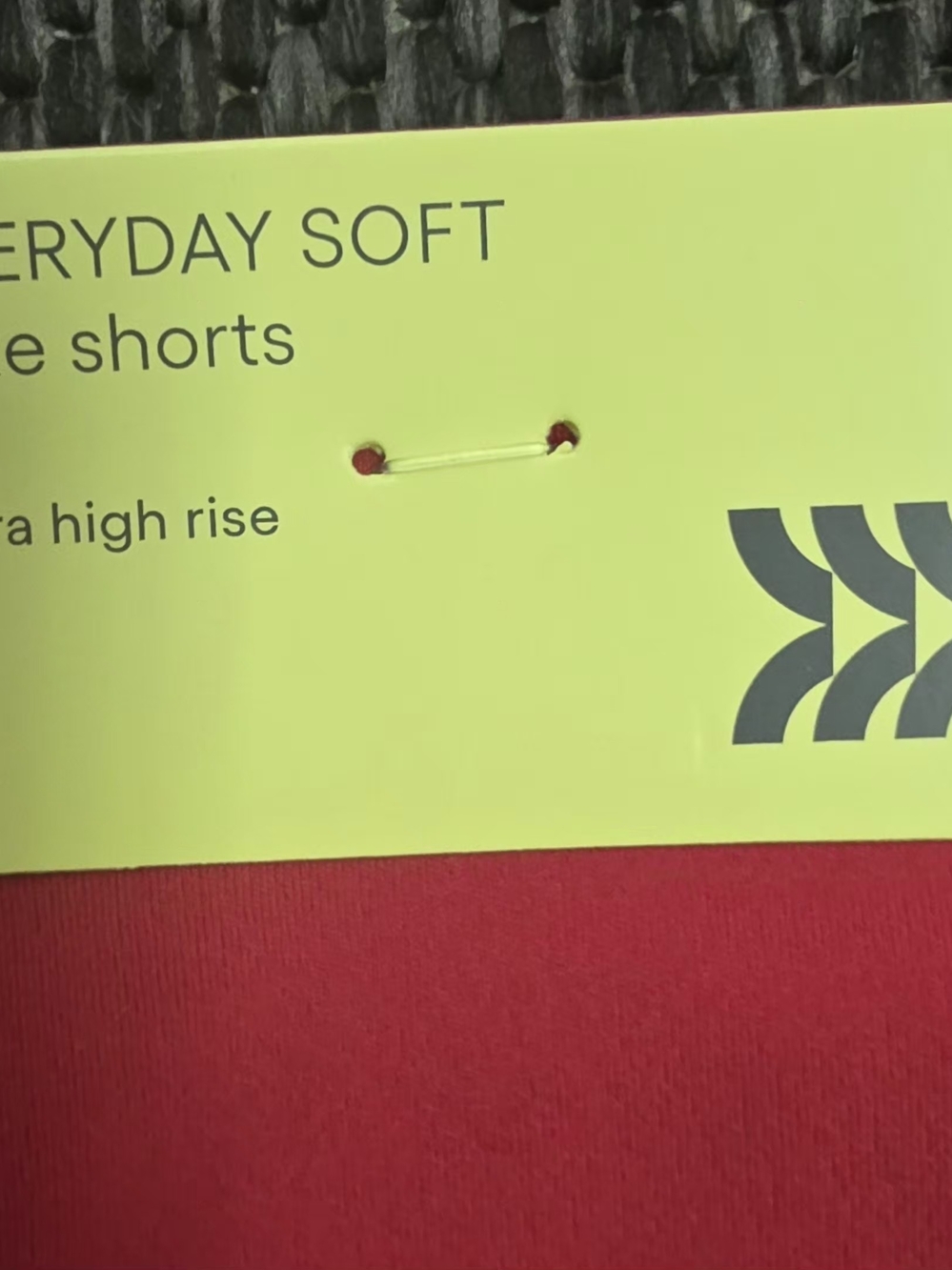 all in motion Women's High-Rise Red Bike Shorts - Picture 3 of 6
